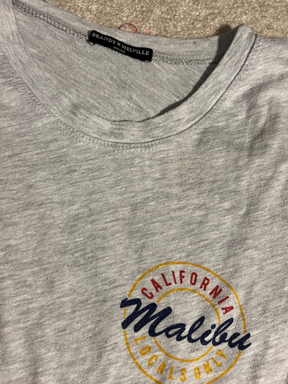 Brandy Melville Malibu Graphic Tee - Picture 3 of 4
